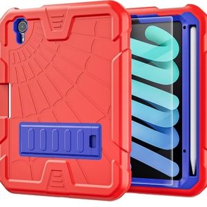 iPad Mini 6 Case Kids with Glass Screen Protector 2021 | iPad Mini 6th Generatio